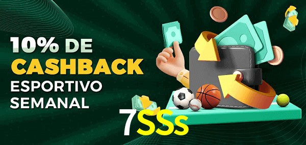 10% de bônus de cashback na 7SSs